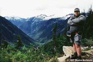 Duane Burleson on Cascade Pass Trail, Washington